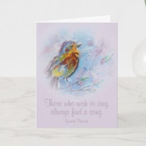 Songbird of Hope Greeting Card