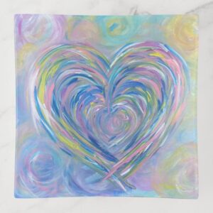 Heart Energy: Square Trinket Tray