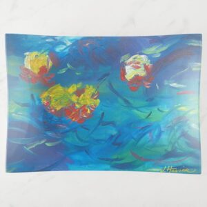 Water Lilies Dance: Rectangular Trinket Tray