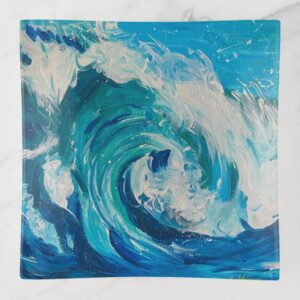 Wave of Emotion: Square Trinket Tray