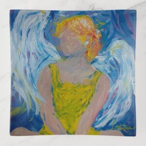 Whispers of Love: Square Trinket Tray
