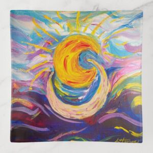 Sun and Moon: Square Trinket Tray