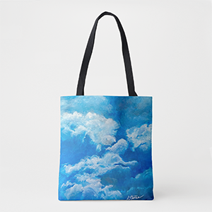 Heavenly Guardian: Over-the-Shoulder Tote Bag (medium)