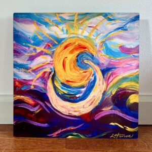 Sun and Moon - Metal Prints